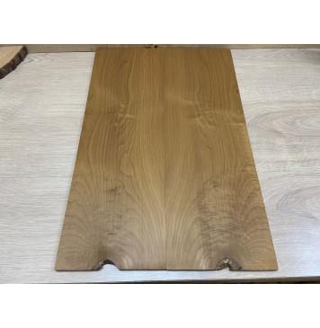 Клён Белый (Печёный) заготовка на топ Смешанный ААА 9х179х545 мм - 2 шт.(книжкой)-0