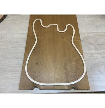 Клён Белый (Печёный) заготовка на топ Смешанный ААА 9х179х545 мм - 2 шт.(книжкой)-1