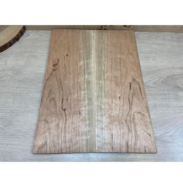 Вишня Американская Волнистая заготовка на топ Смешанный ААА Волна А 8х180х500 мм - 2 шт. (книжкой)-1