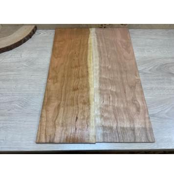 Вишня Американская Волнистая заготовка на топ Смешанный АА Волна А 8х185х545 мм - 2 шт. (книжкой)-2