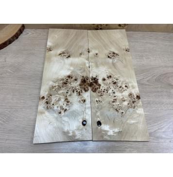 Тополь Кап заготовка на топ Смешанный ААА 11х170х465 мм - 2 шт. (книжкой)-0