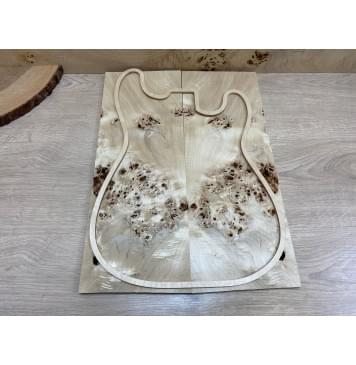 Тополь Кап заготовка на топ Смешанный ААА 11х170х465 мм - 2 шт. (книжкой)-3