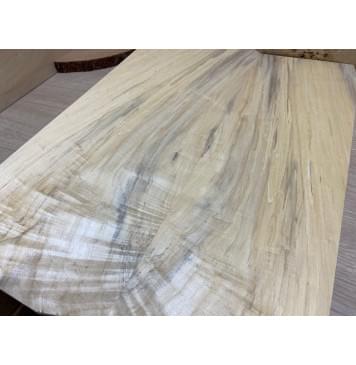 Тополь Болотный Волнистый заготовка на топ Смешанный ААА Волна АА 10х180х550 мм - 2 шт. (книжкой)-3