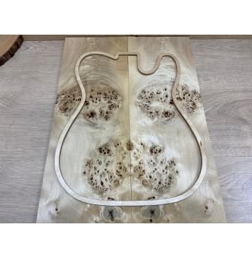 Тополь Кап заготовка на топ Смешанный ААА 12х190х530 мм - 2 шт. (книжкой) Тополь Кап заготовка на топ Смешанный ААА 12х190х530 мм - 2 шт. (книжкой)-3