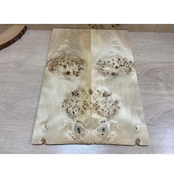 Тополь Кап заготовка на топ Смешанный ААА 12х190х530 мм - 2 шт. (книжкой) Тополь Кап заготовка на топ Смешанный ААА 12х190х530 мм - 2 шт. (книжкой)-1