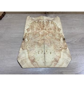 Карагач Кап заготовка на топ для Тревел гитары Смешанный ААА 7х130-150х380 мм - 2 шт. (книжкой) Карагач Кап заготовка на топ для Тревел гитары Смешанный ААА 7х130-150х380 мм - 2 шт. (книжкой)-3