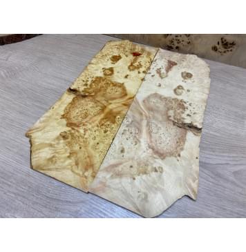 Карагач Кап заготовка на топ для Тревел гитары Смешанный ААА 7х130х370 мм - 2 шт. (книжкой) Карагач Кап заготовка на топ для Тревел гитары Смешанный ААА 7х130х370 мм - 2 шт. (книжкой)-2