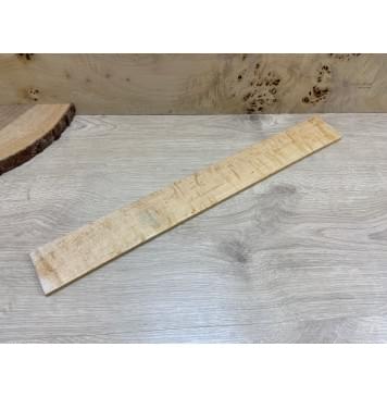 Клён Птичий Глаз заготовка накладки для электрогитары Смешанный ААА Волна А 8х64х535 мм-3