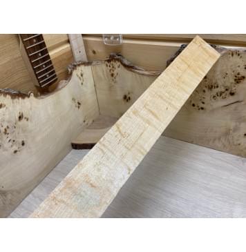 Клён Птичий Глаз заготовка накладки для электрогитары Смешанный ААА Волна А 8х64х535 мм-2