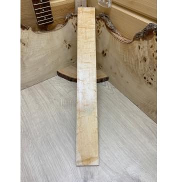 Клён Птичий Глаз заготовка накладки для электрогитары Смешанный ААА Волна А 8х64х535 мм-1