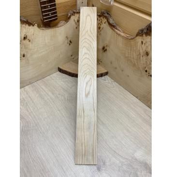 Клён Белый заготовка накладки для электрогитары  Смешанный АА 8х64х550 мм-1