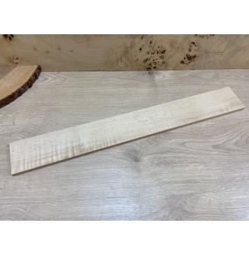 Клён Белый Явор, Волнистый заготовка накладки для электрогитары Смешанный А Волна А 11х80х610 мм-3