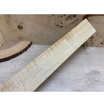 Клён Белый Явор, Волнистый заготовка накладки для электрогитары Смешанный А Волна А 11х80х610 мм-1