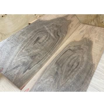 Орех Грецкий заготовка на топ Тангент ААА 9х175х510 мм - 2 шт. (книжкой). Уценка - изогнут.-3