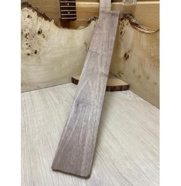 Орех Американский заготовка накладки для электрогитары Смешанный А 9,5х73х535 мм. Сучки.-1