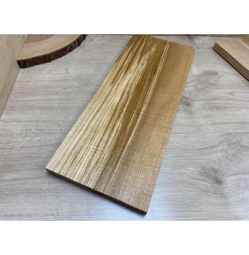 Ясень Оливковый Волнистый заготовка на топ Радиал ААА Волна АА 16х190х480мм - 2 шт. (книжкой)-4