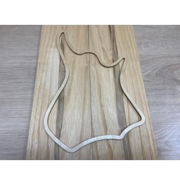 Ясень Оливковый заготовка на топ Смешанный АА 10х150х500 мм - 2 шт. (книжкой)-1