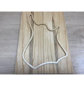 Ясень Оливковый заготовка на топ Смешанный АА 10х150х500 мм - 2 шт. (книжкой)-2