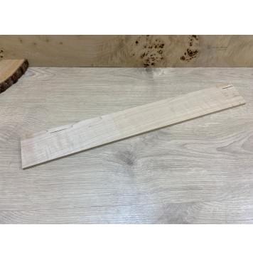 Клён Белый заготовка накладки для электрогитары  Смешанный АА 8х73х535 мм-0