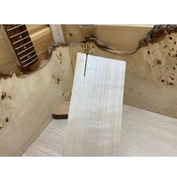 Клён Белый заготовка накладки для электрогитары  Смешанный АА 8х73х535 мм-2