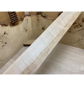 Клён Чёрный заготовка накладки для электрогитары Смешанный ААА 8х74х540 мм-3