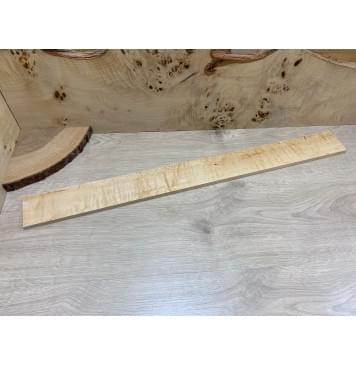 Клён "Птичий глаз" заготовка накладки для бас-гитары Смешанный АА 11х73х780 мм-1