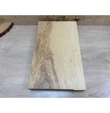 Ясень Белый Оливковый заготовка корпуса для Тревел гитары Смешанный А  49х253х420 мм (Массив)-4