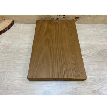 Ясень Печёный Массив заготовка корпуса для Тревел гитары Смешанный ААА 42х265х390 мм-2