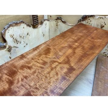 Макоре Пламя заготовка на топ Смешанный ААА 6х235х615 мм - 2 шт. (книжкой)-2