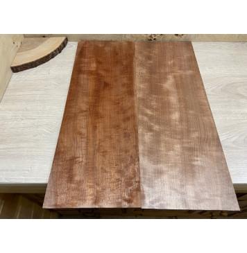 Макоре Пламя заготовка на топ Смешанный ААА 5х225х615 мм - 2 шт. (книжкой)-3