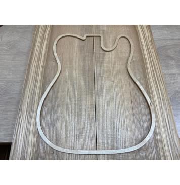 Ясень Оливковый  заготовка на топ Смешанный А  15х224х630 мм - 2 шт. (книжкой)-3