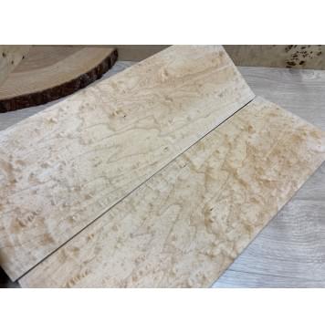 Клён Облачко заготовка на топ для Тревел гитары Смешанный ААА Волна АА 11х134х405 мм - 2 шт. (книжкой)-4