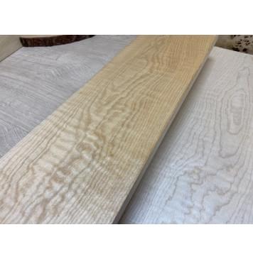 Клён Белый Явор, Волнистый заготовка на топ для Тревел-гитары Тангент ААА Волна АА 11х145х420 мм - 2 шт. (книжкой)-0