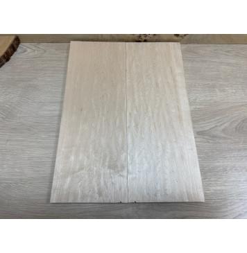 Клён Белый заготовка на топ Тангент АА 11х152х400 мм - 2 шт. (книжкой)-2