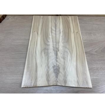 Клён Чёрный заготовка на топ для Тревел гитары Смешанный ААА 10х140х405 мм - 2 шт. (книжкой)-0