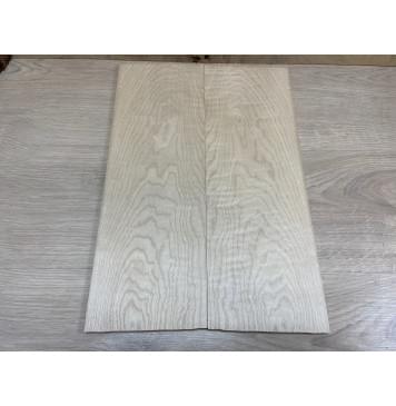 Клён Белый Явор, Волнистый заготовка на топ для Тревел гитары Смешанный ААА Волна АА 10х143х425 мм - 2 шт. (книжкой)-2