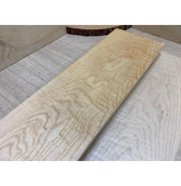 Клён Белый Явор, Волнистый заготовка на топ для Тревел гитары Смешанный ААА Волна АА 10х143х425 мм - 2 шт. (книжкой)-1