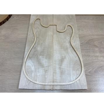 Клён Белый заготовка на топ Смешанный ААА 11х173х530 мм - 2 шт. (книжкой)-0