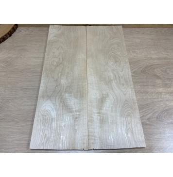 Клён Белый заготовка на топ Смешанный ААА 11х173х530 мм - 2 шт. (книжкой)-2