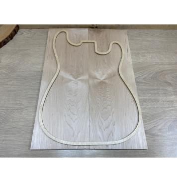 Клён Белый заготовка на топ Смешанный АА 10х174х485 мм - 2 шт. (книжкой)-1