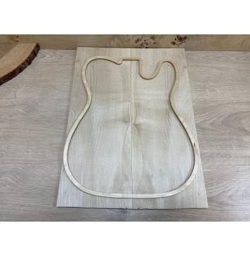 Клён Белый заготовка на топ Смешанный АА 11х174х70 мм - 2 шт. (книжкой)-1