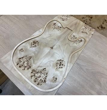 Тополь Кап заготовка на топ Смешанный ААА 9Х135175Х530 мм - 2 шт. (книжкой)-1