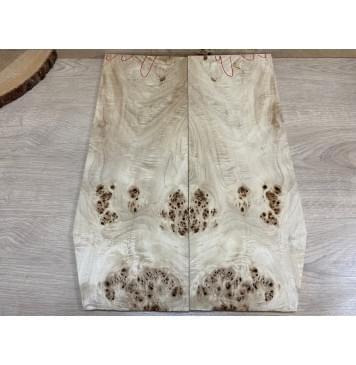 Тополь Кап заготовка на топ Смешанный ААА 9х187х510 мм - 2 шт. (книжкой)-2