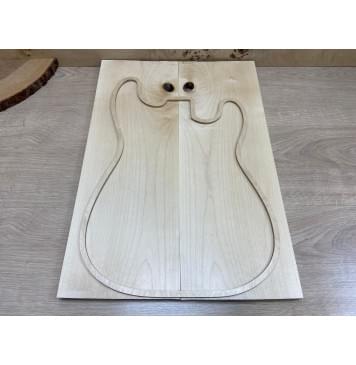 Клён Белый заготовка на топ Смешанный АА 20х188х530 мм - 2 шт. (книжкой)-2