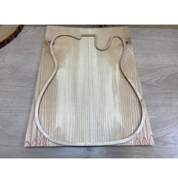 Ясень Белый заготовка на топ Смешанный А 18х170-184х405 мм - 2 шт. (книжкой)-1