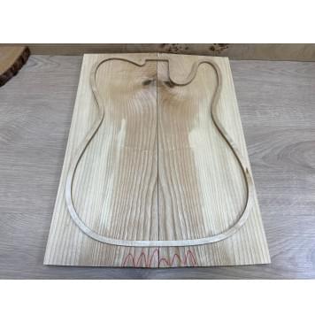 Ясень Белый заготовка на топ Смешанный А 18х170-184х405 мм - 2 шт. (книжкой)-2