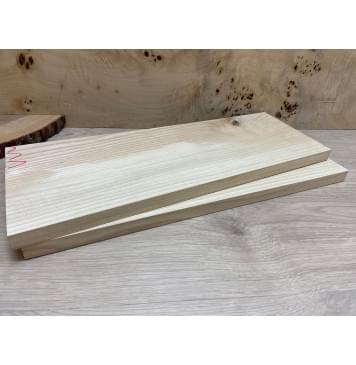 Ясень Белый заготовка на топ Смешанный А 18х170-184х405 мм - 2 шт. (книжкой)-3