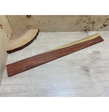 Эбен Красный заготовка накладки для бас-гитары Смешанный ААА 9,5х65х600 мм-0