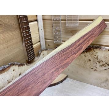 Эбен Красный заготовка накладки для бас-гитары Смешанный ААА 9,5х65х600 мм-1