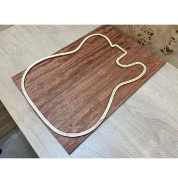 Бубинго заготовка на топ для Радиал АА 10х168х485 мм - 2 шт. (книжкой)-0